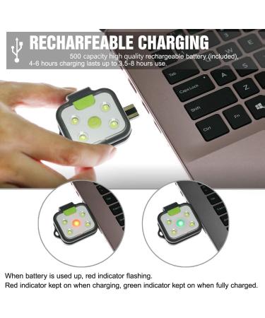 Innofox Running Light 2-Pack Reflective Safety LED Lights for Runners | Rechargeable Clip-On Light for Camping, Hiking, & Outdoor Adventures - Buy Online on GoSupps.com