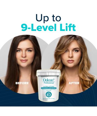 Odeon Professional Ultra-Lifting Powder Lightener | Hair Bleach Powder for Balayage & Highlights | 4oz - Up to 9 Levels - Buy Online on GoSupps.com