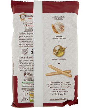 Buy 3x Mulino Bianco Pangr Classici Rustic Grissini - Soft Wheat Breadsticks with Sunflower Oil (300g) - International Shipping Available - Buy Online on GoSupps.com