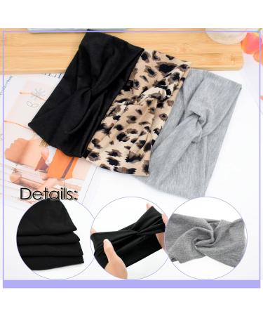 Bellisia Wide Headbands for Women's Hair Fashion Knotted Head Bands Adult Women Elastic Boho Hair Bands Ladies Headbands Yoga Bandana Hair Accessories - Buy Online on GoSupps.com