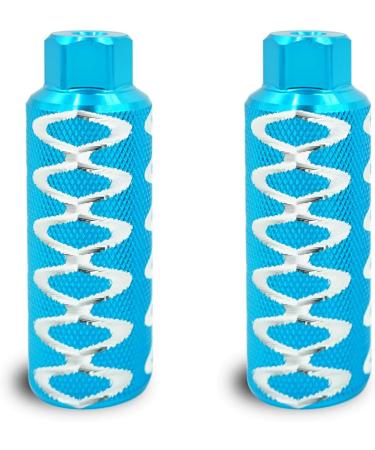 Vansa Aluminum Alloy 3/8 - 26T Bike Pegs, Blue - Adult Mountain Bike BMX Equipment - Buy Online on GoSupps.com