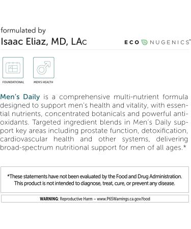 Econugenics Men's Longevity Essentials Plus - 180 Vegetable Capsules for Optimal Health - Buy Online on GoSupps.com