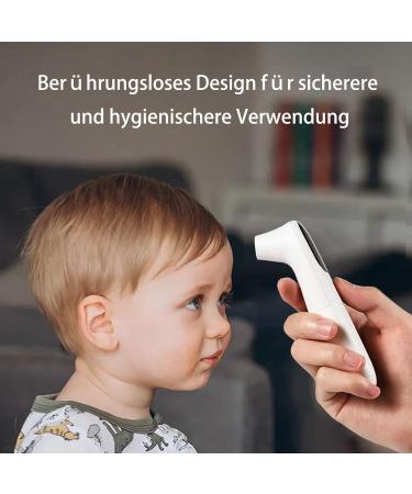 Buy Contactless Infrared Thermometer for Babies & Adults - Accurate Fever Measurement Alarm & LCD Display - Buy Online on GoSupps.com