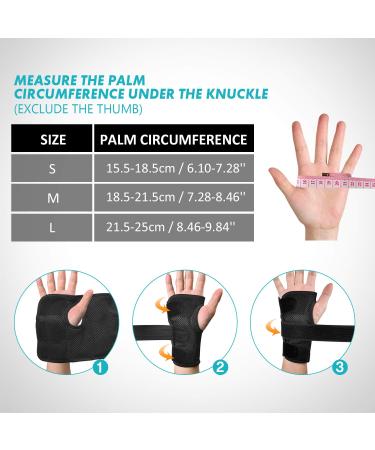 Carpal Tunnel Relief Wrist Bandage - Compression Hand Support for Tendon Pain - Left/Right Hand M Size - Buy Online on GoSupps.com