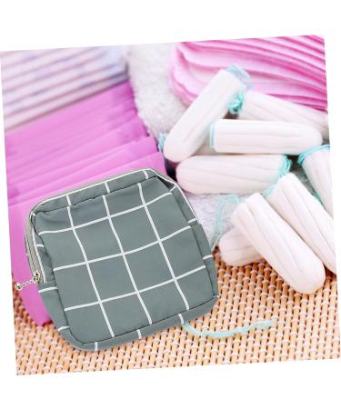 Healvian Menstrual Pad Storage Pouch - 4pcs Sanitary Napkin Holder for Travel, Makeup, Toiletries & Cash - Buy Online on GoSupps.com