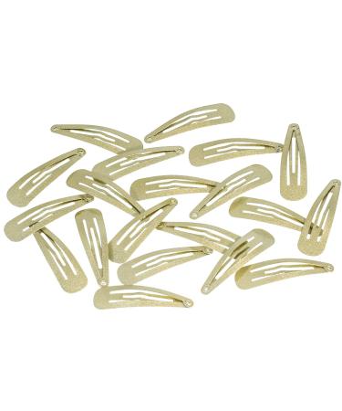 HAARallerliebst Hair Clips - 20 Shimmering Gold Clips (5 cm) with White Storage Box | International Shipping - Buy Online on GoSupps.com