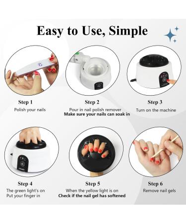 Buy Electric Nail Soaking Bowl for Gel & Acrylic Polish Removal - International Shipping Available - Buy Online on GoSupps.com