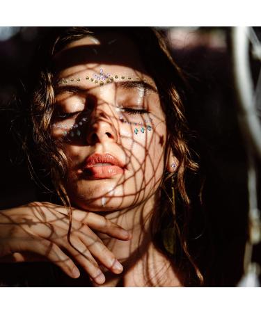 10 Sheets Face Stickers Self-Adhesive Face Diamonds Face Crystal Stick on Rhinestones for Makeup Pearl Stickers for Face Eye Body Nail Festival Party (Assorted Styles) - Buy Online on GoSupps.com