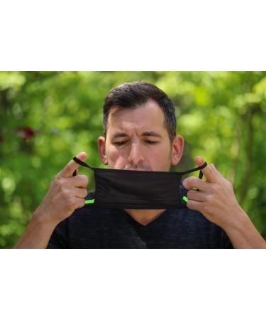 Pack of 50 Black Reusable Cotton Face Masks - Eco-Friendly Protection - Buy Online on GoSupps.com