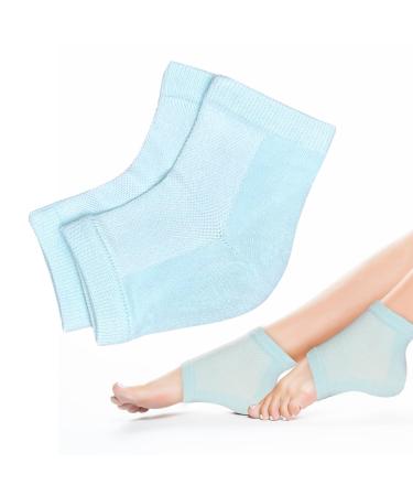 Sptcckare Moisturizing Socks Lotion Gel for Dry Cracked Heels  Spa Gel Socks Humectant Moisturizer Heel Balm Foot Treatment Care Heel Softener Sock (1 Pair)