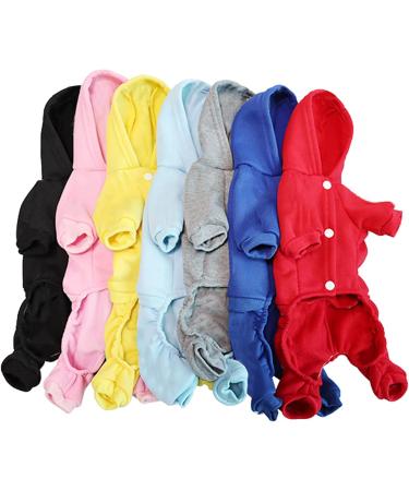 Lifewheel Pet Clothing: Warm Winter Dog Jacket & Sweater for Small Dogs & Cats Hooded Coat (Black 2XL) - Buy Online on GoSupps.com