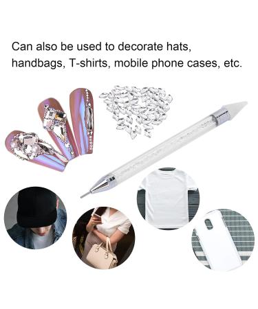 13 Sizes Crystal Rhinestones for Nail Art | DIY Shiny Decoration Set with Picker & Dotting Pen - Buy Online on GoSupps.com