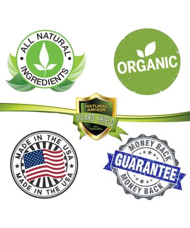 Natural Armor Lizard & Gecko Repellent Spray - 128 fl oz Gallon Ready to Use - Powerful Peppermint Formula Repels All Lizards & Geckos - Works Better Than Ultrasonic Devices - 1 Pack - Buy Online on GoSupps.com