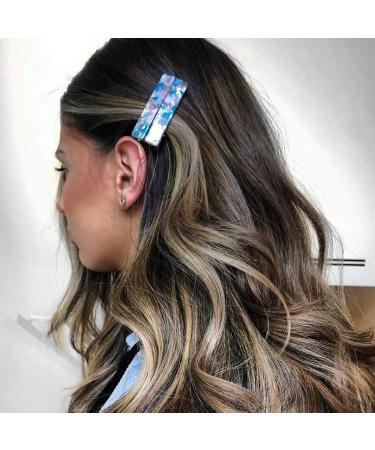 Buy CAREOR 9-Piece Multi-Color Acrylic Resin Hair Clips for Women - Stylish Crocodile Hair Clips - Buy Online on GoSupps.com