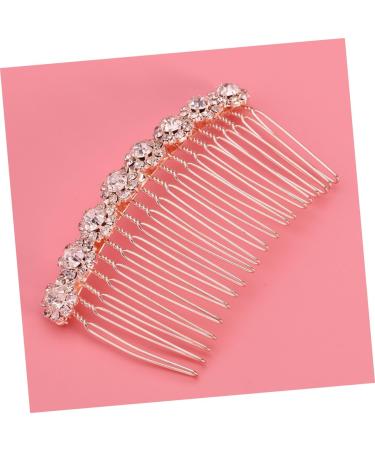 Beaupretty Flower Hairpin Comb Hair Barrettes Hair Clip Rhinestone Bobby Pins Comb Hair Pin Bride Headgear Korean Version Flower Hair Clip Comb - Buy Online on GoSupps.com