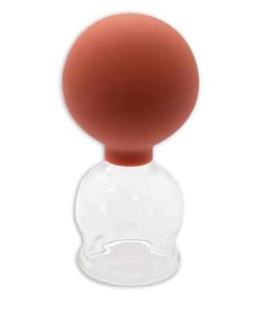 Cupping glass | with suction ball | and olive | cupping set | fire cupping | quality glass (approx. 3.5cm)