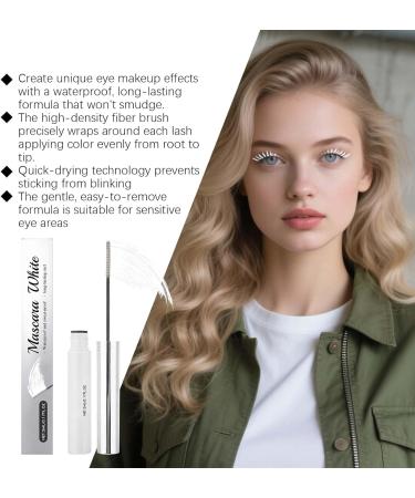  Clawrex Waterproof Mascara Blue Panoramic Mascara Durable Waterproof & Curling Volumizing Long-Lasting (Blue) (White) - Buy Online on GoSupps.com