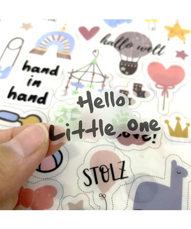 Buy Lynsan Sticker Baby (212 Motifs) | Baby Album Stickers & Scrapbook Decorations for Girls - Perfect Gifts for Young Babies! - Buy Online on GoSupps.com