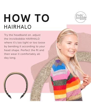 Invisibobble Hairhalo Haarreif - Let's Get Fizzycal | Adjustable Soft & Hair-Friendly Headband for Girls & Women | Original Design from Munich - 1 Pack Bronze - Buy Online on GoSupps.com