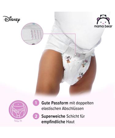 Mama Bear Disney Ultra Dry Diapers Size 5 - 152 Count Monthly Box (10-16 kg) | International Shipping - Buy Online on GoSupps.com