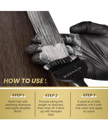 MOEHAIR Moeplex Bond | Hair Bonding Additive | Deep Moisturizer & Repair for Damaged Hair | Sericin Linseed & Pro-Vitamin B5 (16 Fl. Oz - Buy Online on GoSupps.com