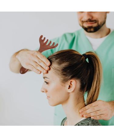 ULTECHNOVO 2 pi ces Peigne de Massage Bois Outil Gua Sha Compact pour Stimulation Du Chevelu et Relaxation Faciale Masseur Manuel Portable pour Points Acupuncture des Yeux et T te - Buy Online on GoSupps.com