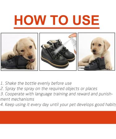 120ml Anti Chew Spray for Dogs Bitter Dog Spray to Stop Chewing Chew Deterrent Spray No Chew Bitter Spray Pet Corrector Spray for Dogs Deterrent Dog Spray to Stop Chewing Anti Chew Deterrents for Dog - Buy Online on GoSupps.com