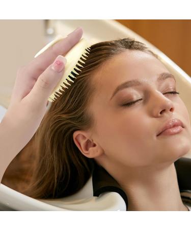 Scalp Massage Brush - Portable Shampoo Scrubber & Comb for Home & Travel | Enhance Hair Care - Buy Online on GoSupps.com