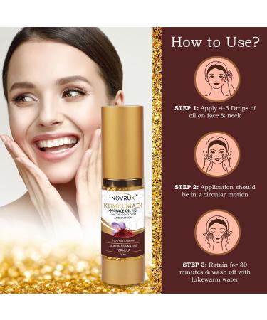 READ QURA Kumkumadi Tailam Ayurvedic Beauty Night Serum for the face pure facial oil Kumkumadi oil with pure saffron for radiant skin enriched with natural herbal extracts 30 ml - Buy Online on GoSupps.com