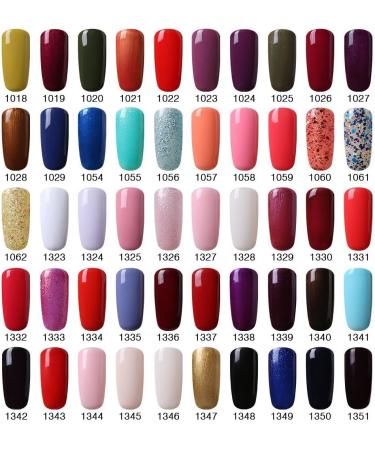 Vishine Soak Off UV LED Gel Nail Polish Multicolor Varnish Gift Set Of 5pcs X 10ml for Nail Art TX021 - Buy Online on GoSupps.com