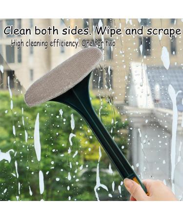 Multifunctional Screen Brush 2 in 1 Mesh Cleaner Brush Extendable Window Cleaning Tool Outdoor Patio Screen Cleaning Brush Window Screen Cleaning Brush with Scraper Yellow-green - Buy Online on GoSupps.com