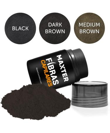 Maxter Hair Fibres for Men & Women Pocket Size - Natural Hair Powder for Building Thickening and Hair Loss Coverage in 30 Seconds (Medium Brown 3g Mini) - Buy Online on GoSupps.com