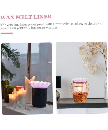 Warmhm 50 Pack Wax Paper Cups for Candles | PET-Coated Violet Purple 8.9x8.5x2.8cm | Ideal for Wax Melting Warmers - Buy Online on GoSupps.com