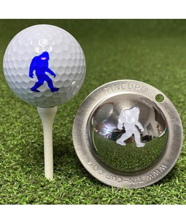 Tin Cup Golf Ball Custom Marker Alignment Tool Stencil Sasquatch