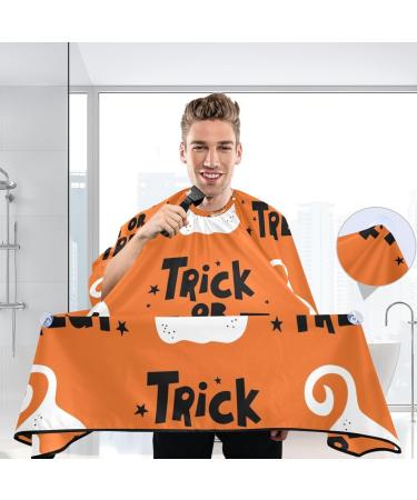 Kigai Happy Halloween Barber Cape - Waterproof Adjustable Hair Cutting Cape for Men & Women | Professional Salon Hairdressing - Buy Online on GoSupps.com