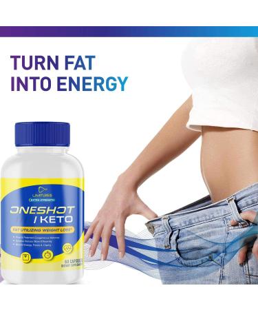 (5 Pack) Official One Shot Keto Pills Oneshot Keto 1 Shot Fat Advanced Formula Supplement As Seen on TV (300 Capsules) 60 Count (Pack of 5) - Buy Online on GoSupps.com