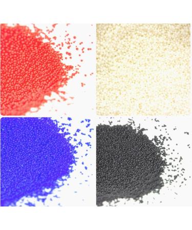 Premium Blue Jojoba Beads 1 Oz - Eco-Friendly Exfoliant for Skin Care | International Shipping Available - Buy Online on GoSupps.com