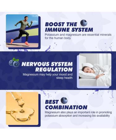 Alliwise 2 Pack Potassium Magnesium Supplement Liquid - High Absorption Calm Magnesium Complex & Potassium Plus Calcium, Vitamin D3, Zinc for Leg Cramps & Bone & Energy & Immune Support - 4 Fl oz - Buy Online on GoSupps.com