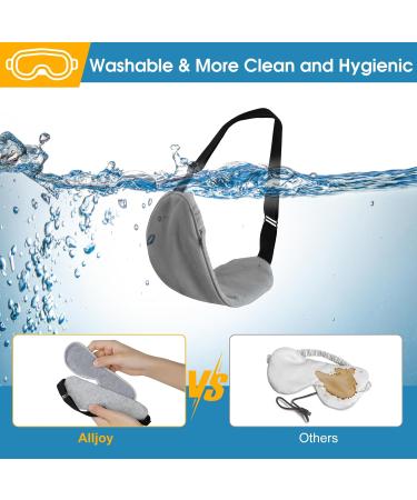 Heated Eye Mask for Dry Eyes - ALLJOY Cold & Warm Compress | Sleep Mask for Stye Blepharitis & Puffy Eyes - 3 Temperatures & Timers for Home Office & Travel - Buy Online on GoSupps.com