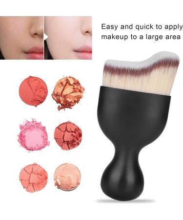 Foundation Makeup Brush Curving Wine Glass Shape Face Blush Base Multifunctional Makeup Brush for Blending Liquid Cream or Flawless Powder Foundation(grey) - Buy Online on GoSupps.com