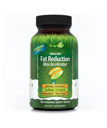 Irwin Naturals Triple-Diet Max Accelerator 72 Liquid Soft-Gels