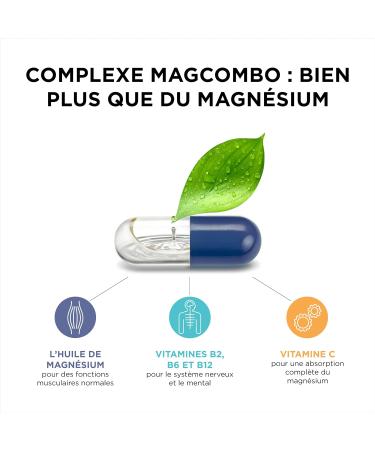MagCombo Pure Magnesium Concentrate Oily Formula (Special) for Optimal Absorption Enriched with Vitamins B2 6 12 & C Lab Tested (Pack of 1) - Buy Online on GoSupps.com
