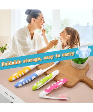 Xinzistar 8 Pack Travel Toothbrush - Portable Foldable Soft Toothbrush for Adults & Children | International Shipping Available - Buy Online on GoSupps.com