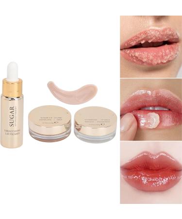 Lippenmaske Ensemble d'huile de Soin pour les L vres Gommage pour les L vres Hydratant Diminue les Lignes 3 Pi ces Masque L vres Portable Kit d'huile de Gommage - Buy Online on GoSupps.com