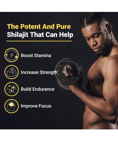 Himalayan Shilajit Gummies with Ashwagandha & Gokshura | 85+ Trace Minerals & Fulvic Acid | Organic, Non-GMO Micronutrient Supplement for Men & Women | 100% Pure & Natural 3000mg | 60 Gummies - Buy Online on GoSupps.com