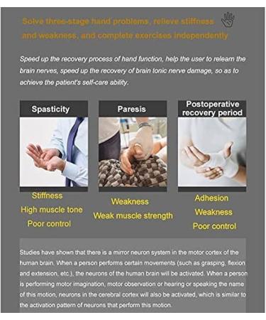 Rehabilitation Robot Gloves Hemiplegia Finger Rehabilitation Trainer Equipment to Solve Finger Stiffness for Hand Training Left XL 234Picturesque left XL - Buy Online on GoSupps.com