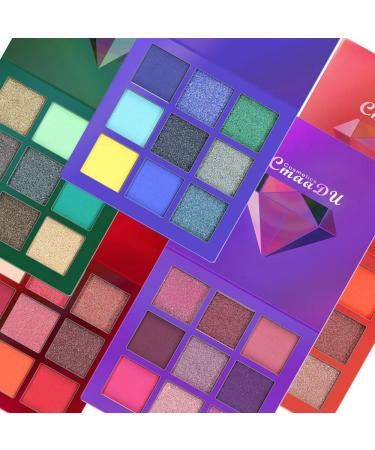 Battnot 9-Color Eyeshadow Palette - Matte & Shimmer Cosmetic Cream Makeup for Flawless Looks - Buy Online on GoSupps.com