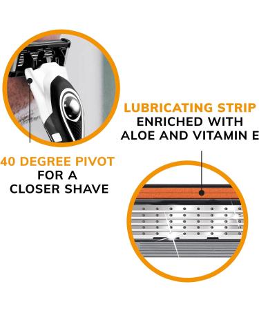 BIC Flex 5 Refill Cartridges for Men - 12 Long Blade Razors for Smooth Comfortable Shaving - Buy Online on GoSupps.com