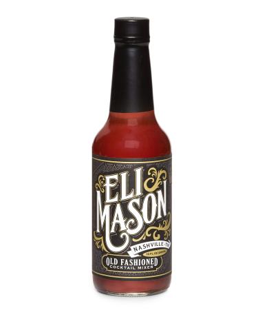 Eli Mason Old Fashioned Cocktail Mixer - All-natural Old Fashioned Cocktail Syrup - Uses Real Cane Sugar & Proprietary Blend Of Cocktail Bitters - Made In USA, Small Batch Cocktail Mixes - 10 Ounces Old Fashioned 10 Fl Oz