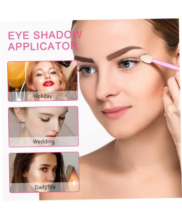 BELLIFFY 100pcs Double Ended Eyeshadow Brush Eye Shadow Sponge Double-ended Eyeshadow Cosmetic Makeup Brush Dual Sides Eyeshadow Eye Shadow Applicator - Buy Online on GoSupps.com